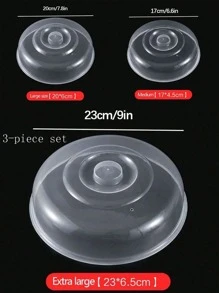 1 قطعة غطاء وعاء محفوظ للتسخين بالميكروويف، مقاوم للحرارة، غطاء أطباق ساخنة