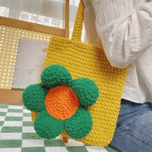 1 团 T 恤纱线、冰棍雪尼尔针织面料纱线，用于钩编和编织包袋、垫子、玩偶、手工钩编项目 - 多色 - 查看 6