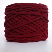 1 团 T 恤纱线、冰棍雪尼尔针织面料纱线，用于钩编和编织包袋、垫子、玩偶、手工钩编项目 - 多色 - 查看 31