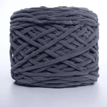 1 团 T 恤纱线、冰棍雪尼尔针织面料纱线，用于钩编和编织包袋、垫子、玩偶、手工钩编项目 - 多色 - 查看 29