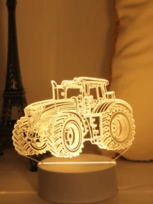 1 Peça Luz Noturna Criativa Alimentada por USB, Lâmpada de Mesa para Decoração de Casa, Sala de Estar, Quarto, Presente de Aniversário, Presente de Feriado