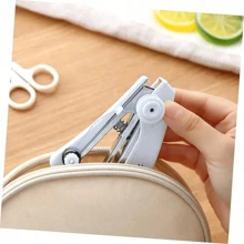 1pc Sewing Machine, Fast Sewing Machine, Portable Sewing Machine, Portable Metal Sewing Machine, Multi-Color Portable Mini Handheld Manual Sewing Machine, Multifunctional Household Use