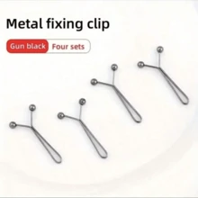 4 Pieces Invisible Waist Tightening Metal Button Clips - Adjustable, Fashionable Accessory For Jeans And Clothes, Easy To Use, Comfortable And Versatile - Multicolor - View 10