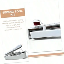 1pc Sewing Machine, Fast Sewing Machine, Portable Sewing Machine, Portable Metal Sewing Machine, Multi-Color Portable Mini Handheld Manual Sewing Machine, Multifunctional Household Use