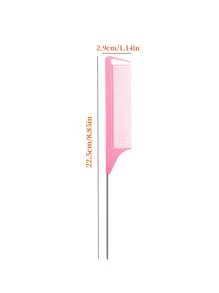 1pc/7pcs Professional Point-Tailed Comb Pin-Tailed Comb Rat-Tailed Comb Parting Comb Stainless Steel Tail Comb Anti-Static Hairbrush: Multi-Functional Comb For Normal Hair For Combing Out Tangles Hair Styling Candy Colours, Ideal For Hairdressers, Salons And Home Use,Hair Brush,Comb,Hair Tools,Hair Products And Accesories For Barber Salon Beauty Travel Essentials,Back-To-School Season