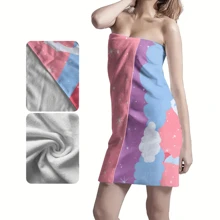 1pc Bestselling Rainbow Unicorn Keizoro Ultra-Soft Microfiber Beach Towel, Quick-Dry, Highly Absorbent Suitable For Beach, Hotel, Gym, Bathroom, Digital Printing Summer Holiday Bathroom Decor