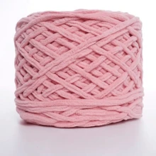 1 团 T 恤纱线、冰棍雪尼尔针织面料纱线，用于钩编和编织包袋、垫子、玩偶、手工钩编项目 - 多色 - 查看 23