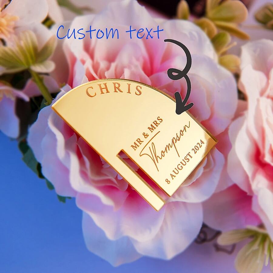 Personalized Acrylic Wine Glass Label,Wedding Place Card Ideas Glass Marker Wine Charm Wedding Drink Tags Champagne Charms Drink Label Glass Charm Disc Name Tags