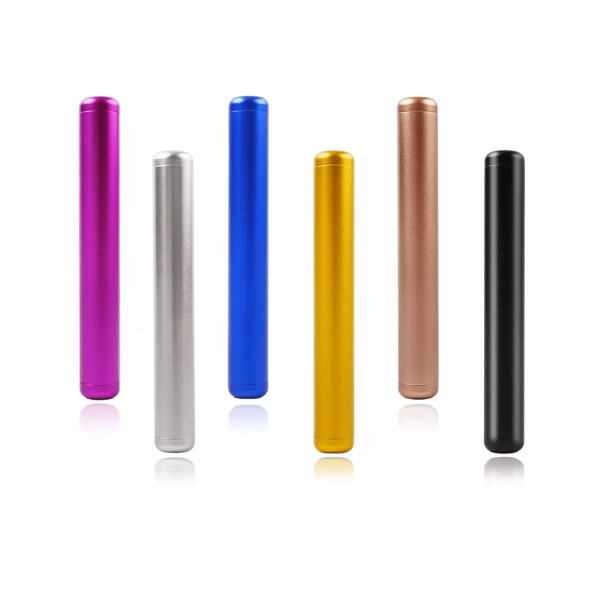 1 Pieza, nuevo tubo de almacenamiento de cono extra grande de aleación de zinc, tubo de almacenamiento de cuerno a prueba de olores e impermeable, disponible en varios colores