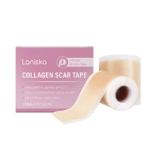 1roll Silicone Scar Tape - Washable, Moisturizing, Fragrance-Free For All Light Beige Types, Design Moisturizing Adhesive - Khaki - View 3