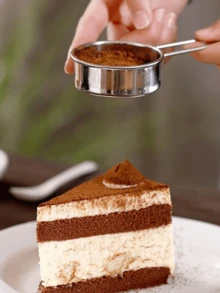 1pc Stainless Steel Mesh Flour Sifter With Handle, Suitable For Baking And Cooking - Multicolor - View 2