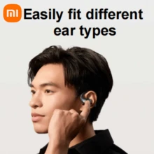 Xiaomi Openwear 立体声砂岩米色，17x12mm 椭圆形动态驱动器，10mm 声音泄漏减少驱动器，7.5 小时/38.5 小时超长电池寿命，开放式耳朵设计让您全天舒适，轻松适合不同耳型，双麦克风通话降噪 - 米色 - 查看 13