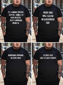 Customizable Personalized Text Men's Plus Size T-Shirt, Custom Graphic Design, Plus Size Men's Clothes Customization, Summer Loose Plus Size T-Shirt Customization, Upload Your Text/Birthday Wishes/What You Want To Say Team Uniform & Outdoor Apparel Customization Holiday Gift, Birthday Gift Customization, Men's Plus Size T-Shirt, T-Shirt Graphic Customization, Summer Men's Plus Size Top