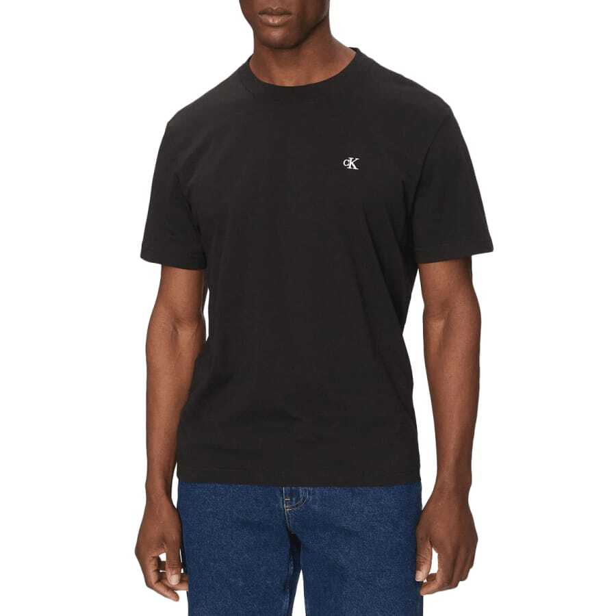 Calvin Klein SERIF FONT GRAPHIC T - Ck black - View 1