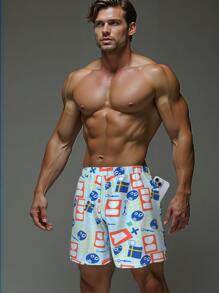 Pantalones casuales para hombres para actividades al aire libre, vacaciones y playa, de alta calidad y muy elásticos, tipo bermudas estilo hawaiano