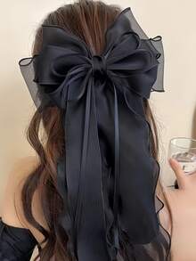 1pc Organza Bridal Hair Clip Romantic Hairpiece Claw Clips Hair Claws Hair Barrettes, Hair Accessories, Head Accessories, Hair Accessories For Women