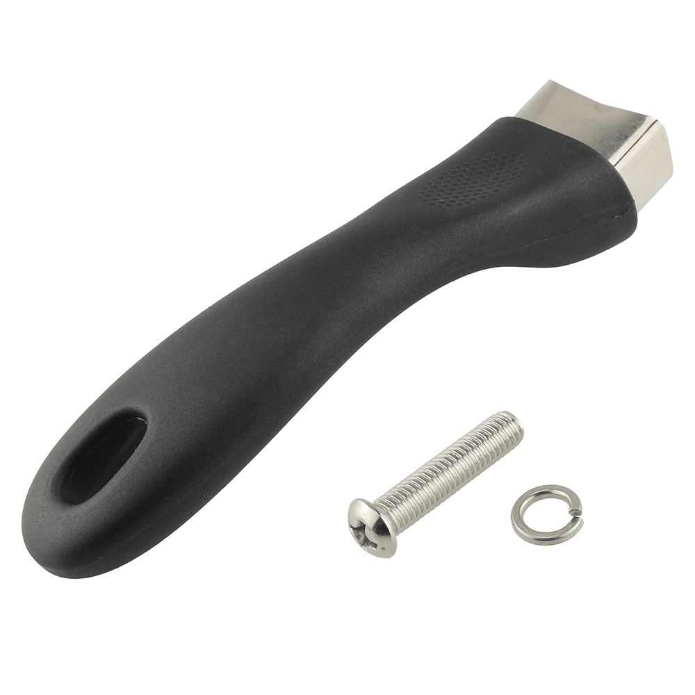 Mango de baquelita de 1 pieza HJ Garden, reemplazo de mango largo antiquemaduras, adecuado para reemplazo de mango de espátula de cocina, portátil