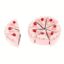 10pcs Dollhouse Miniature Food Cakes: Mini Kitchen Cake Shop Desserts Scene Realistic Dessert Model