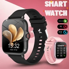 New Hot 1.83-Inch Full Touchscreen Smartwatch For Men And Women, With Wireless Call Answering/Dialing, Pedometer, Calorie Tracking, Multiple Sports Modes, Notification Alerts, Remote Camera Control, Music Playback Control, And Fitness Tracking Functions, Compatible With Android And IOS Smartphones