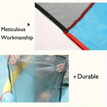 Floating Pool Lounger, Portable Floating Pool Chair Cover, Suitable For Pool Relaxation, PE Material, Blue, Swimming Ring, Swimming Accessories, Floating Pool Lounge Chair For Swimming Pool And Beach, Beach Essentials