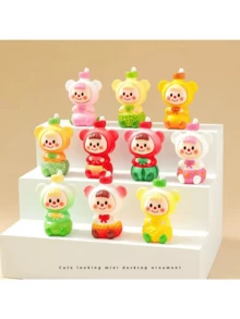 Cute Fruit Drink Cute Granule Gift Resin Tabletop Ornament Blind Bag Random - Multicolor - View 8