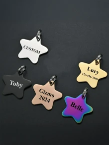 Customizable Pet Tags For Cats, Dogs & Collars, Engraved Cat Tags, Fish-Shaped Cat Tags, Funny Cat Tags, Cat Address Tags, Personalized Key Chains