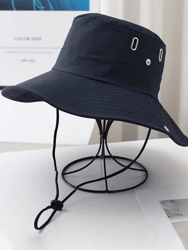 1pc Outdoor Waterproof Foldable Sun Hat, Bucket Hat For Men And Women, Summer Beach, Fishing, UV Protection