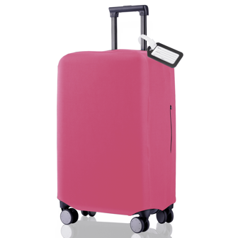 Thick Stretch Fabric Suitcase Cover, Solid Color Simplist Design, Suitable For 19-33 Inch Travel Luggage, Protect Against Scratches, Dust And Bumps At The Airport Graduation Bag For School School Accessories School Stuff