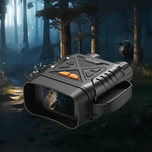10X Digital Zoom HD Night Vision Binoculars Goggles - 2.8'' Large Screen, 2000mAh Battery, Capture And Save Photos & Videos - Supports Up To 128GB TF Card - Ideal For Hunting, Camping, Security, And Outdoor Adventures.