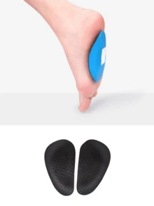 1 Pair Arch Support Sports Shoe Insoles For Travel And Home Use - Blue - View 4