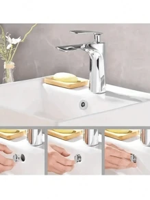 2pcs/4pcs/6pcs Ceramic Sink Countertop Container Sink Art Basin Overflow Drain Plug Fittings