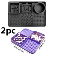 1 pièce Tapis à lèche en silicone pour animaux de compagnie, avec ventouse, tapis d'alimentation polyvalent pour animaux de compagnie, bol d'alimentation lente pour animaux de compagnie pour soulager l'anxiété et l'ennui, plateau d'alimentation