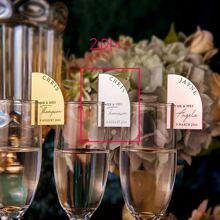 Personalized Acrylic Wine Glass Label,Wedding Place Card Ideas Glass Marker Wine Charm Wedding Drink Tags Champagne Charms Drink Label Glass Charm Disc Name Tags
