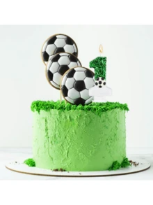 Newly Upgraded Football Shaped Candles, 0-9 Digit Candles, Birthday Cake Decorations, Party Candles, Atmosphere Party Supplies, Romantic Party Supplies, Birthday Candles, Graduation Party, Father's Day Birthday Party, Etc. Cake Decorations, Baking Decorations, Creative Digit Birthday Candles, Cake Birthday Decoration Candles, Handmade DIY Gifts. Comes With A Handwritten Greeting Card As A Gift, Suitable For 1 To 100 Years Old Birthday Party Cake Decorations
