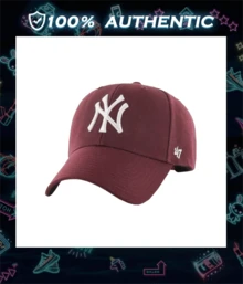 New York Yankee S MVP Cap-One Size - Burgundy - View 1