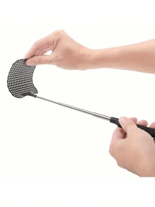 1/3pcs Random Color Retractable Fly Swatter, Manual Insect Repellent, Durable Plastic, Anti Slip Grip, Adjustable Long Handle Fly Swatter, Suitable For Indoor And Outdoor Use, Summer Mosquito Swatter, Household Daily Fly Killer, Summer Essential Item, No Need For Electricity