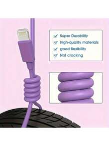 10ft/3m 6.6ft/2m 3.3ft/1m Super Long Charger Cable For Compatible With Iphone, Multicolor Cords For Compatible With Iphone Fast Charging High Speed Data Sync USB Cable For Compatible With Iphone, IPad,USB Charging Cable Nan