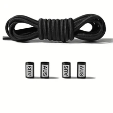 1 Pair Of Elastic No-Tie Shoelaces With Buckle - Multicolor, Quick-Lace System For Sneakers And Shoes, Durable Knit Fabric, Non-Fade, Easy To Use Shoelace Aid Tool