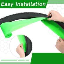 1/2pcs Bicycle Green TPU 80*1.0mm*2300mm Thickened Inner Tube Protector, Tire Liner, Suitable For Tubeless Tires On Mountain Bikes For Outdoor Cycling - Multicolor - View 2