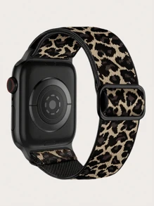 Pulseira de nylon elástica de oncinha compatível com Apple Watch 38 mm 40 mm 41 mm 42 mm 44 mm 46 mm 49 mm, feminina e masculina, pulseira de pelúcia ajustável Sport Solo Loop para Apple Watch Series Ultra SE 10/9/8/7/6/5/4/3/2/1