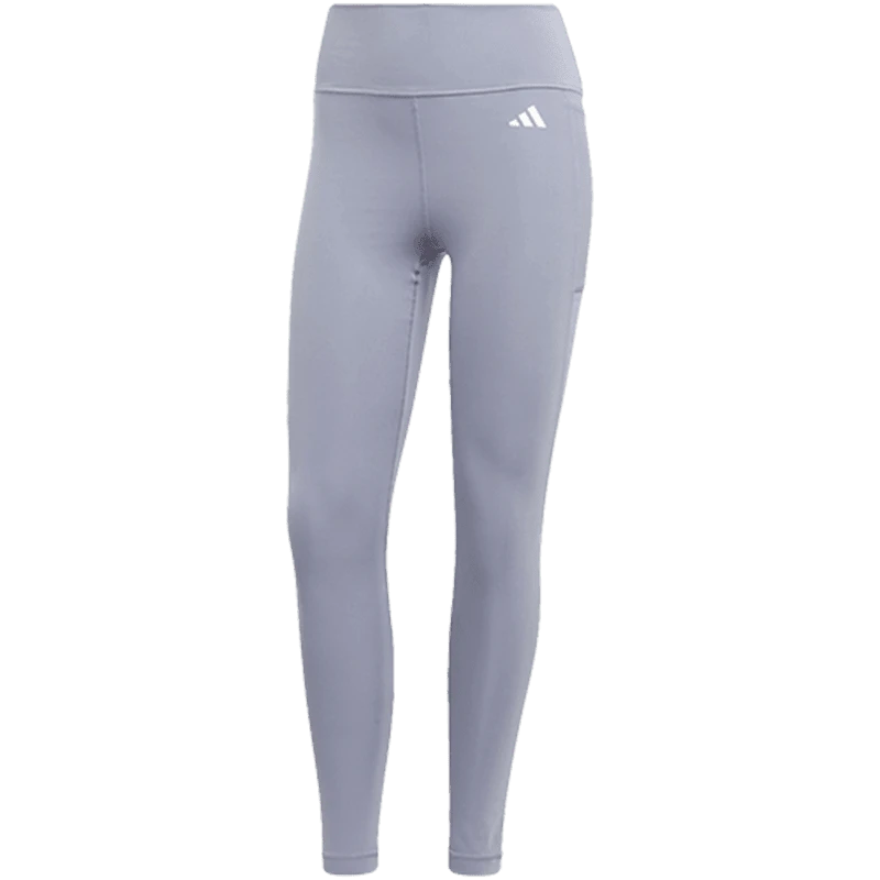 Adidas 女士时尚运动健身紧身打底裤 IC8301，春/秋 - 銀灰紫羅蘭 - 查看 1
