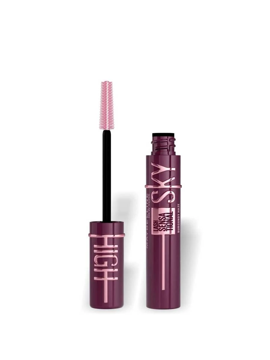 Maybelline Lash Sensational Sky High Mascara Lengthening Mascara Burgundy Haze 7.2ml - Burgundy Haze - View 1