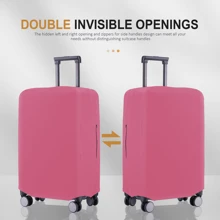 Thick Stretch Fabric Suitcase Cover, Solid Color Simplist Design, Suitable For 19-33 Inch Travel Luggage, Protect Against Scratches, Dust And Bumps At The Airport Graduation Bag For School School Accessories School Stuff
