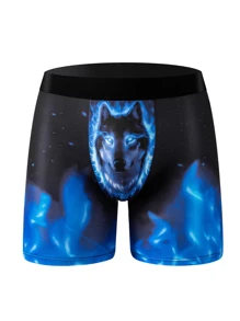 10 calzoncillos tipo bóxer divertidos y aleatorios para hombres - Transpirables, elásticos, con piernas alargadas, con múltiples patrones opacos, aptos para correr y deportes de secado rápido, short de tela suave y casual, adecuados para el uso diario de todos
