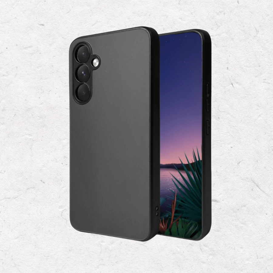 Case  A04S A14 A24 A34 S20 FE S22 FE S23 FE S22 ULTRA S23 ULTRA S23 PLUS With Glass Premium Line Cover - 黑色的 - 查看 1