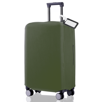 Thick Anti-Scratch Elastic Suitcase Cover, Solid Color Minimalist, Airport Check-In Protection, Fits 19-33 Inch Travel Luggage Graduation Bag For School School Accessories School Stuff