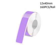 多尺寸 12x40/14x30/15x50mm 热敏标签贴纸 透明/全息/彩色纸 防水防油 兼容 Phomemo D30/Q30/Marklife P12 适用于厨房/办公室/仓库/运输/礼品整理 - 彩色 - 查看 15