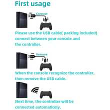 无线蓝牙控制器游戏手柄游戏手柄操纵杆适用于/Slim/Pro/PC，6轴传感器，振动 - 彩色 - 查看 9