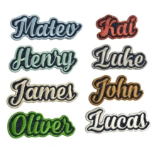 Patch Nama Bordir Kustom, Patch Nama Bordir yang Dipersonalisasi, Aplikasi Patch Nama Kustom, Patch Jahit/Setrika untuk Pakaian, Topi, Ransel, Lencana Nama, Tas Bekal, Patch Pengiring Pengantin, Patch Kata Kustom, Hadiah yang Dipersonalisasi, Dekorasi Bordir - MultiWarna - View 7