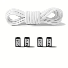 1 Pair Of Elastic No-Tie Shoelaces With Buckle - Multicolor, Quick-Lace System For Sneakers And Shoes, Durable Knit Fabric, Non-Fade, Easy To Use Shoelace Aid Tool